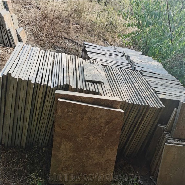 Decorative Rusty Slate Stone for Walls,Garden
