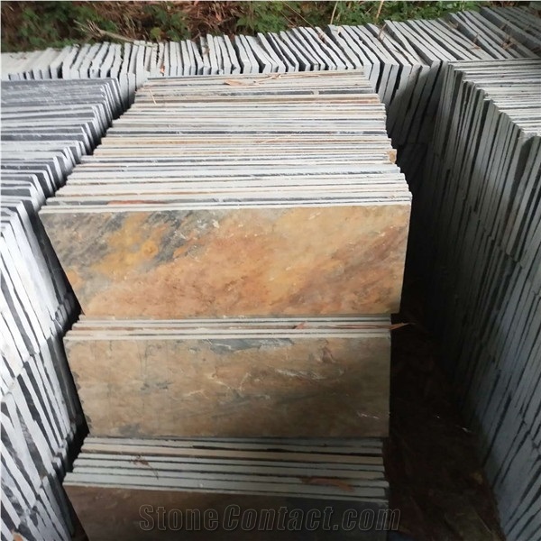 Decorative Rusty Slate Stone for Walls,Garden