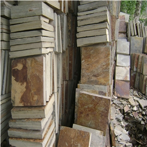 Decorative Rusty Slate Stone for Walls,Garden