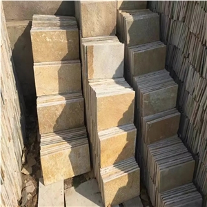 French Pattern Golden Yellow Slate Pavers