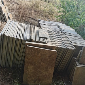 French Pattern Rusty Slate Tiles for Landscaping