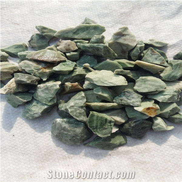 Green Crushed Stone Chips,River Rocks,Gravels