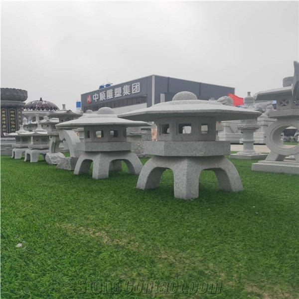 Japanese Garden Outdoor Stone Granite Lanterns