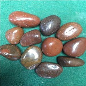 Red Polished Pebble Stone,Decorative Cobbles