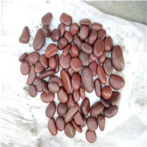 Red Polished Pebble Stone,Decorative Cobbles
