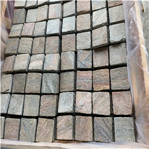 Rusty Mosaic Tile Slate Pattern,Meshed