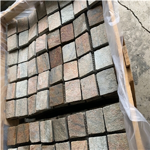 Rusty Quartzite Flamed Interlock Crazy Paver