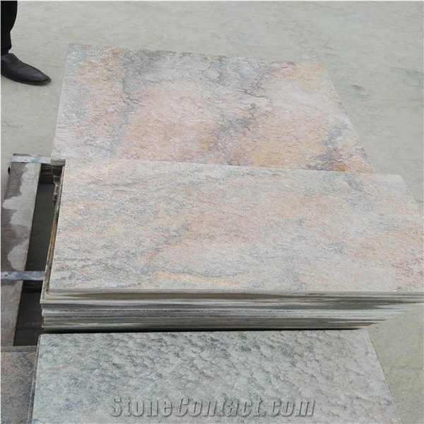 Rusty Quartzite Tiles for Wall Decoration