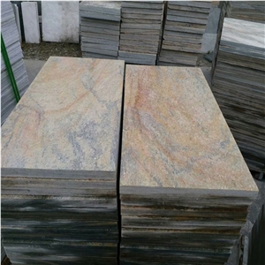 Rusty Quartzite Tiles for Wall Decoration