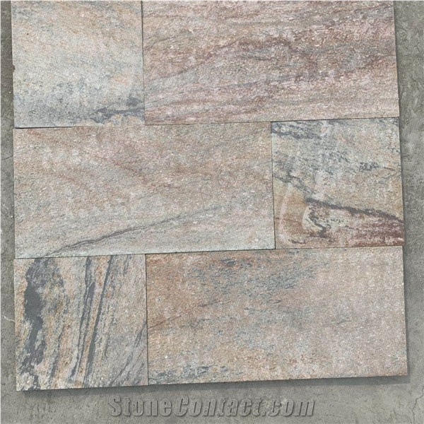 Rusty Quartzite Tiles for Wall Decoration