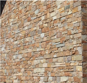 Rusty Slate Culture Stacked Stone Panel Cladding