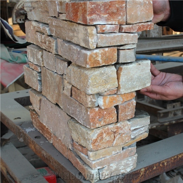 Rusty Slate Culture Stacked Stone Panel Cladding