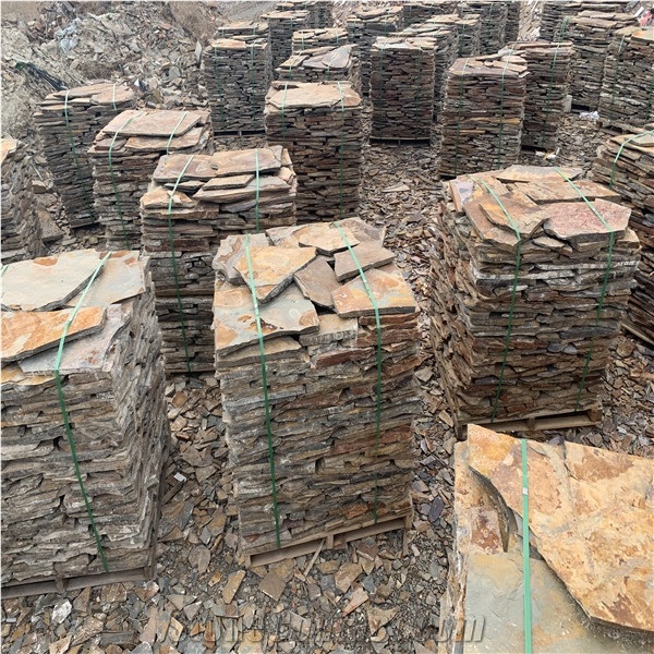 Rusty Slate Dry Stack Stone,Rusty Dry Stone
