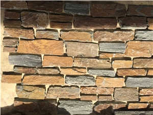 Rusty Slate Wall Stone,Stacked Stone Loose Thin