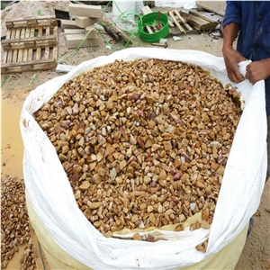 Yellow Crushed Stone Chips,River Rocks,Gravels