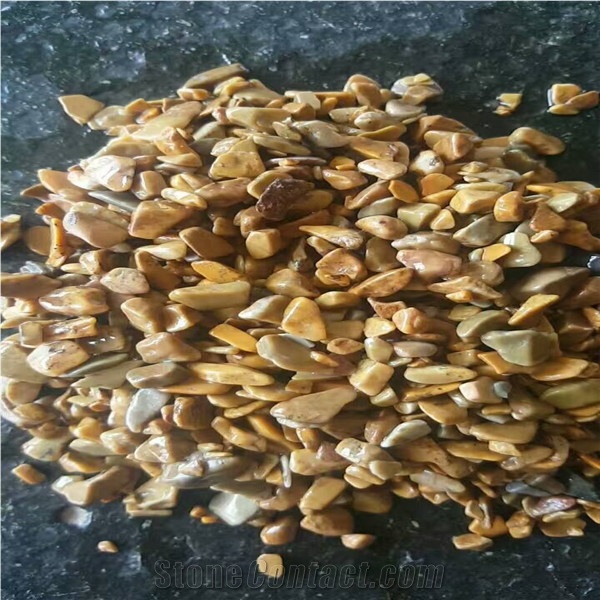 Yellow Crushed Stone Chips,River Rocks,Gravels