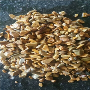 Yellow Crushed Stone Chips,River Rocks,Gravels