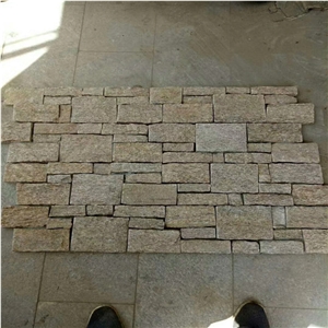 Yellow Flat Cultured Rock Stone Type