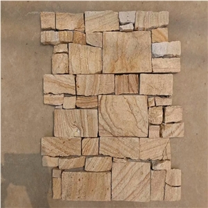 Yellow Flat Cultured Rock Stone Type