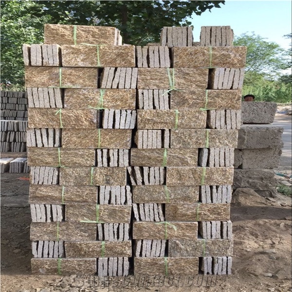 Yellow Flat Cultured Rock Stone Type