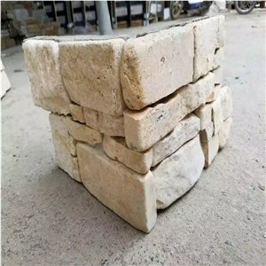 Yellow Limestone Ledger Panel Tile