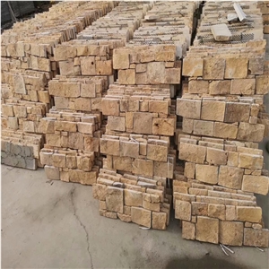 Yellow Limestone Ledger Panel Tile
