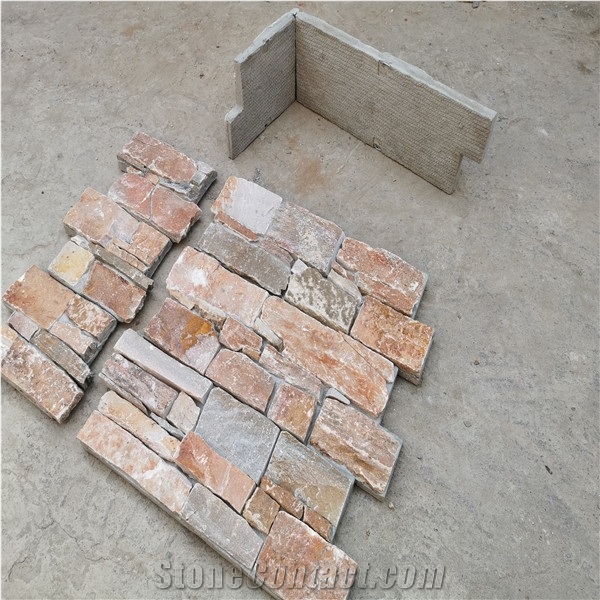 Yellow Slate Wall Stone,Decorative External Wall