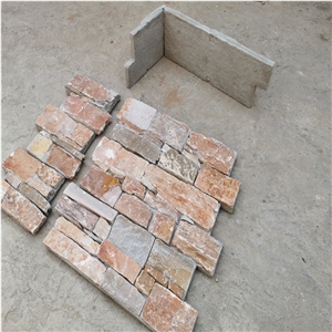 Yellow Slate Wall Stone,Decorative External Wall