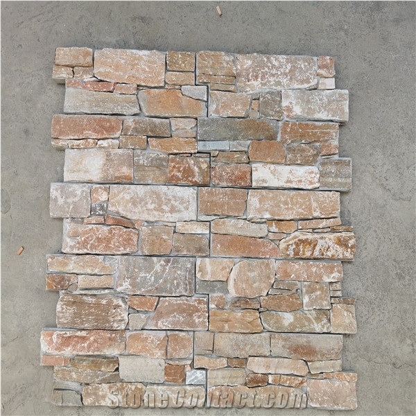 Yellow Slate Wall Stone,Decorative External Wall