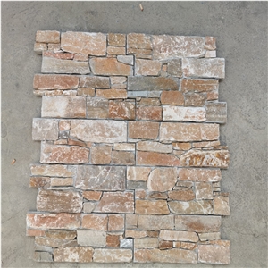 Yellow Slate Wall Stone,Decorative External Wall