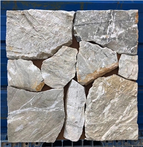 Grey Limestone Random Crazy Loose Wall Cladding