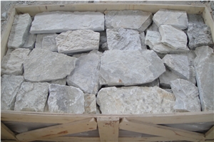 Grey Limestone Random Crazy Loose Wall Cladding