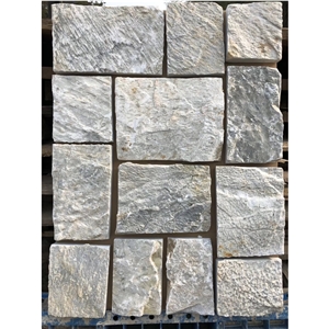 Grey Random Crazy Loose Limestone Wall Cladding