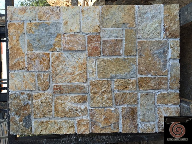 Limestone Random Crazy Loose Stone Wall Cladding