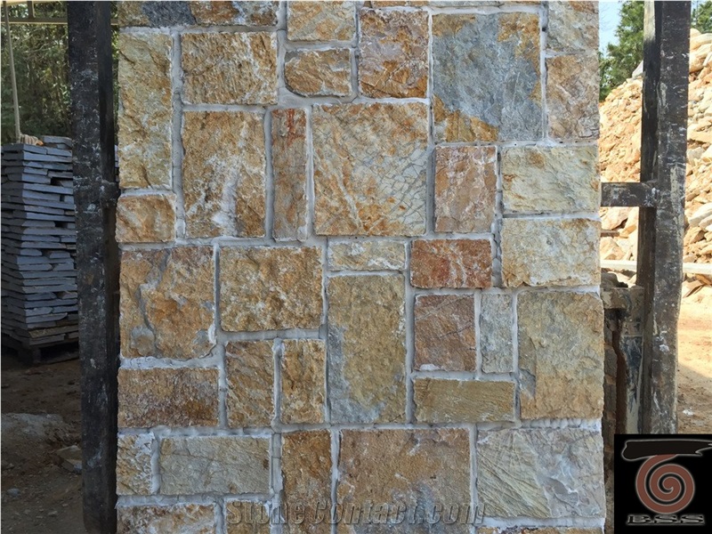 Limestone Random Crazy Loose Stone Wall Cladding