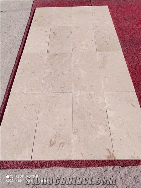 Shell Stone Pool Pavers, Shell Beige Limestone Pool Terraces