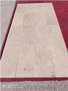 Shell Stone Pool Pavers, Shell Beige Limestone Pool Terraces
