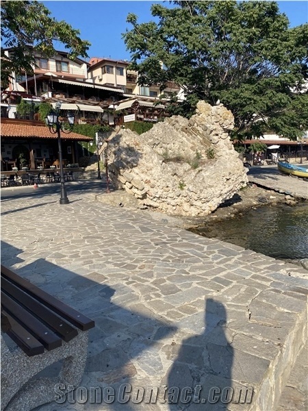 Ivailovgrad Gneiss Flagstone Pavers for Pavement Walkway Tilling, Gneiss Hardscape
