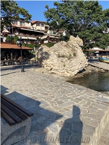 Ivailovgrad Gneiss Flagstone Pavers for Pavement Walkway Tilling, Gneiss Hardscape