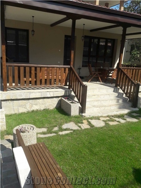 Ivailovgrad Gneiss Flagstone Pavers for Pavement Walkway Tilling, Gneiss Hardscape