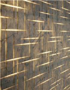 Luxury Backlit Marble Design Wall Textures Bedroom
