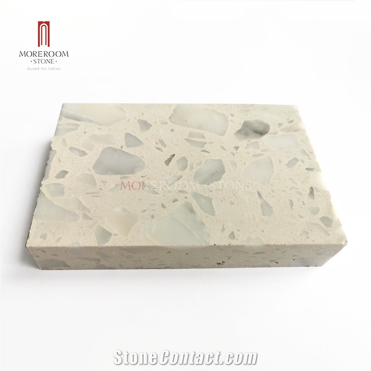 White Terrazzo Tile for Restaurant