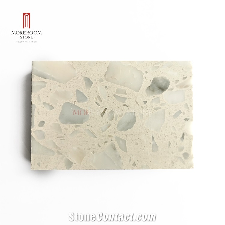 White Terrazzo Tile for Restaurant