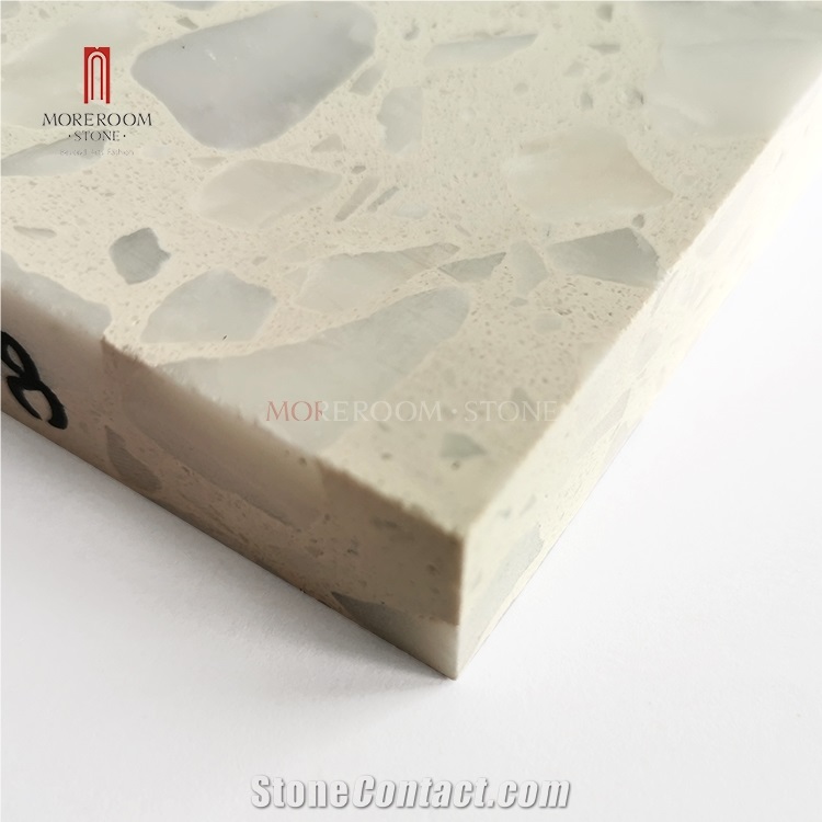 White Terrazzo Tile for Restaurant