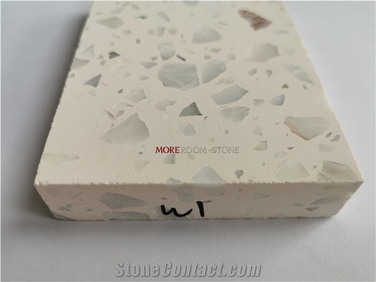 White Terrazzo Tile for Restaurant