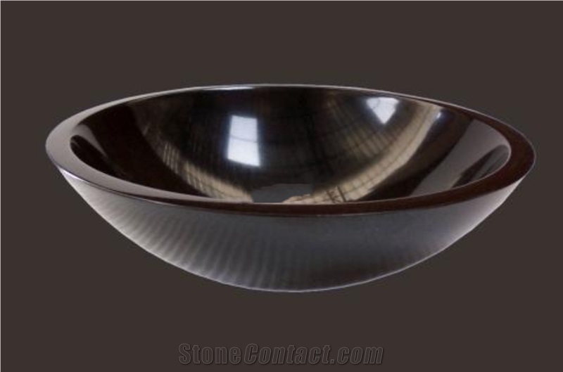 Absolute Black Granite Sink Shanxi Black Basin