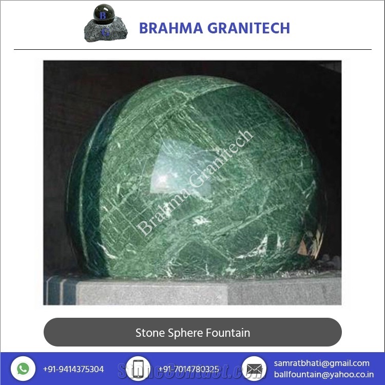 Round Stone Fountain, Round Marble Fountain, Floating Ball Fountains, Floating Sphere Fountain
