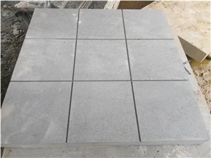 Hainan Black Basalt Rubbed Outdoor Paver