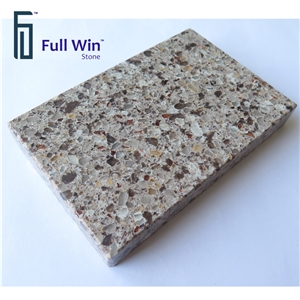 Low Water Absorption Quartz Stone Flooring