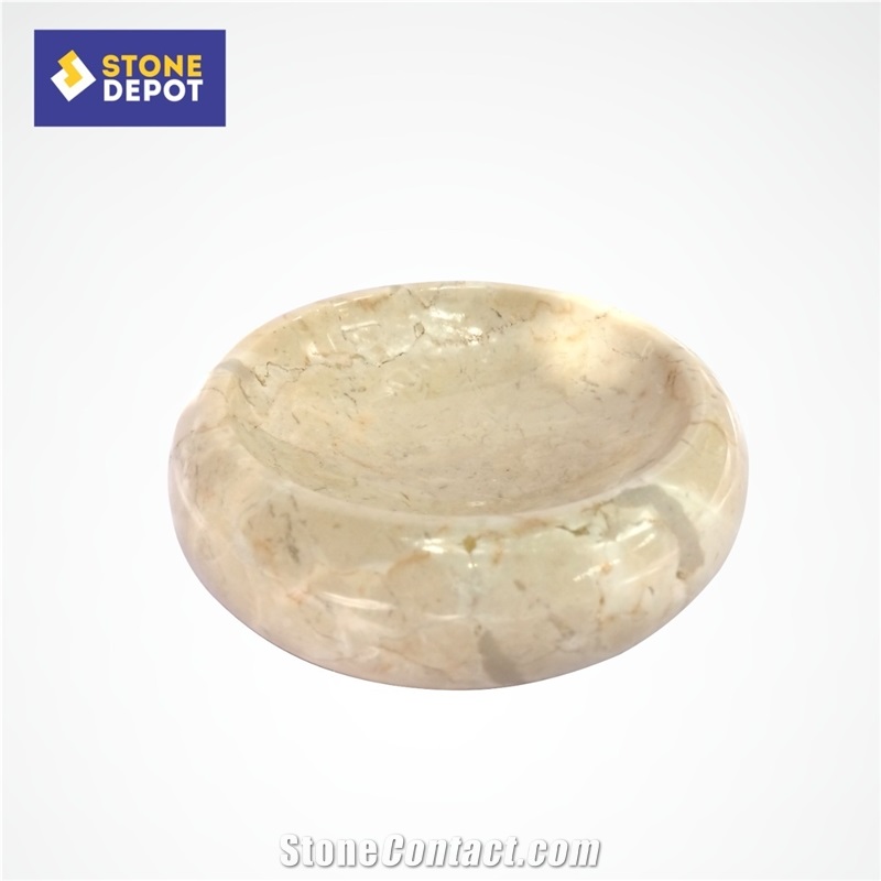 Java Beige Marble Bathroom Set Soap Dish